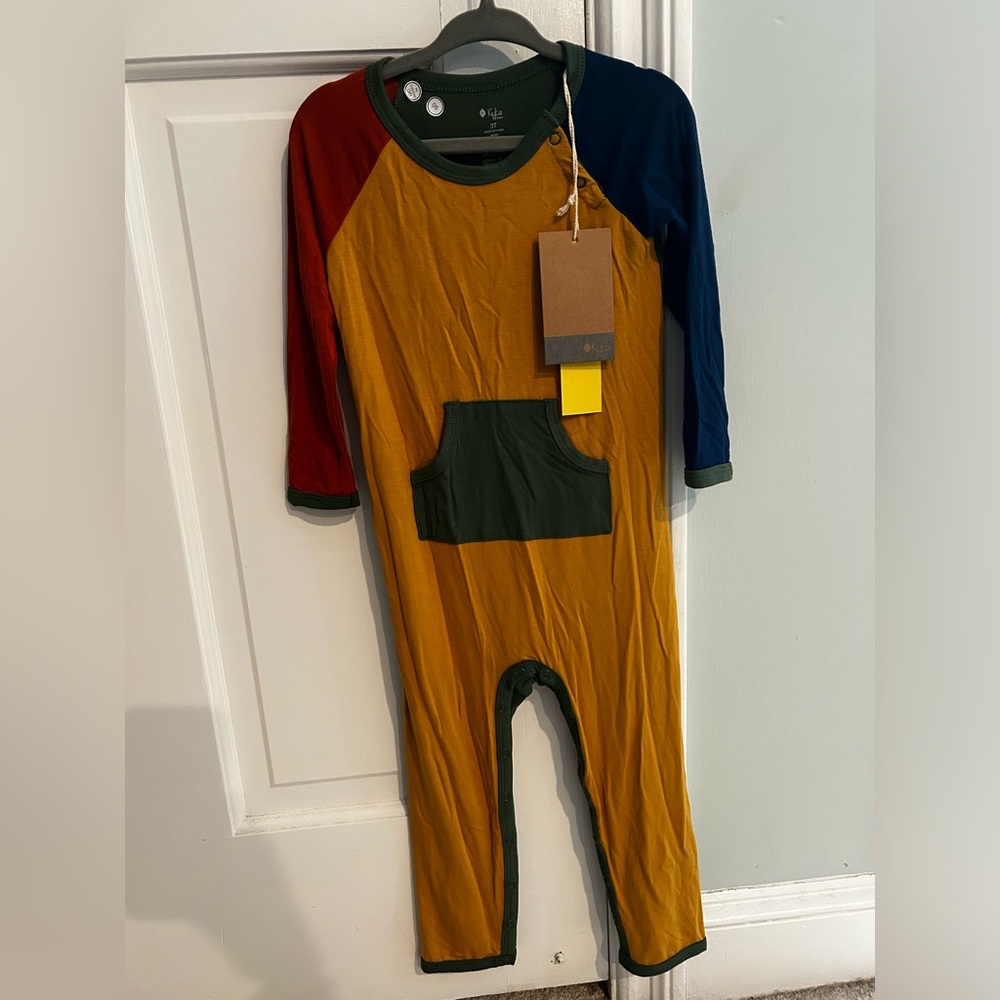 Kyte Baby Retired Color Block Longall 3T NWT